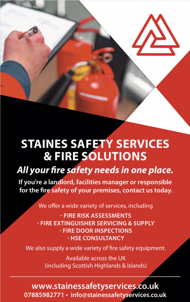 Third-party accredited Fire Safety Surveys and fire door Surveys, fire extinguishers, Training in Billingham